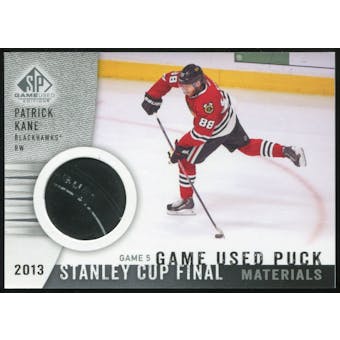 2013-14 Upper Deck SP Game Used Stanley Cup Finals Materials Game 5 Used Puck #SCGUPKA Patrick Kane