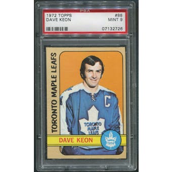 1972/73 Topps Hockey #88 Dave Keon PSA 9 (MINT)