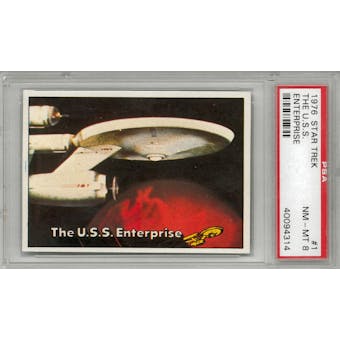 1976 Topps Star Trek The U.S.S. Enterprise PSA 8 (NM-MT) *4314