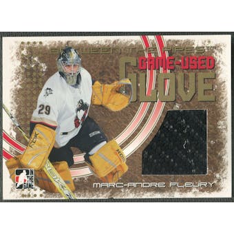 2006/07 Between The Pipes #GG04 Marc-Andre Fleury Game-Used Glove Gold /10