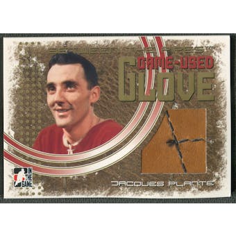 2006/07 Between The Pipes #GG15 Jacques Plante Game-Used Glove Gold /10