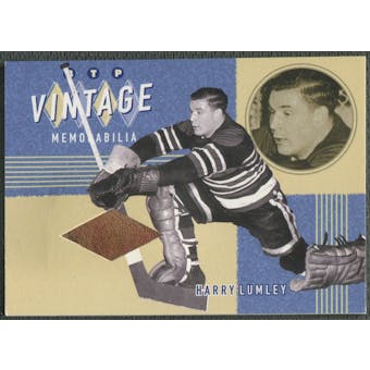 2002/03 Between the Pipes #2 Harry Lumley Vintage Memorabilia Pad /20