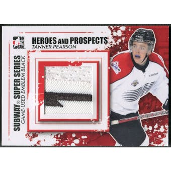 2011/12 ITG Heroes and Prospects #SSM19 Tanner Pearson Subway Series Black Emblem /6