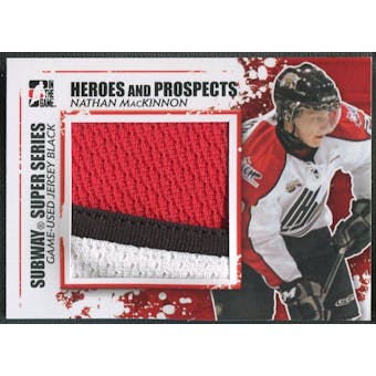 2011/12 ITG Heroes and Prospects #SSM15 Nathan MacKinnon Subway Series Black Jersey /100