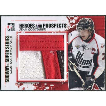 2011/12 ITG Heroes and Prospects #SSM25 Sean Couturier Subway Series Gold Jersey /10