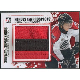 2011/12 ITG Heroes and Prospects #SSM15 Nathan MacKinnon Subway Series Gold Jersey /10
