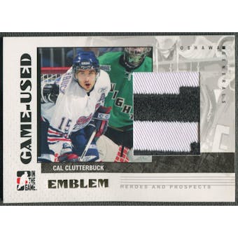 2007/08 ITG Heroes and Prospects #GUE16 Cal Clutterbuck Emblem /30