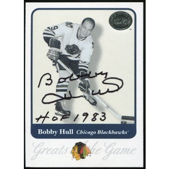 2001-02 Fleer Greats of the Game Autographs #7 Bobby Hull