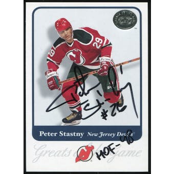 2001-02 Fleer Greats of the Game Autographs #11 Peter Stastny