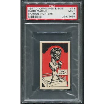 1947 D. Cummings & Sons Boxing #13 Dado Marino Famous Fighters PSA 9 (MINT)