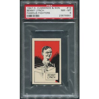 1947 D. Cummings & Sons Boxing #19 Benny Lynch Famous Fighters PSA 8 (NM-MT)