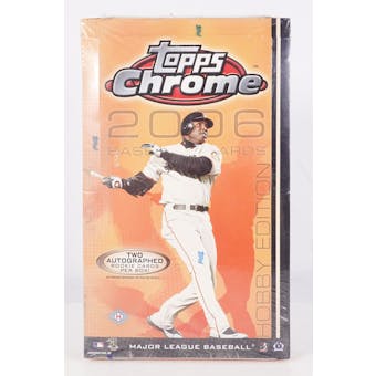 2006 Topps Chrome Baseball Hobby Box
