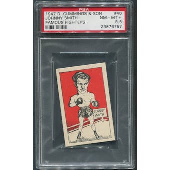 1947 D. Cummings & Sons Boxing #46 Johnny Smith Famous Fighters PSA 8.5 (NM-MT+)