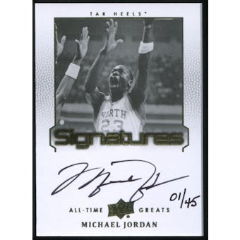 2013 Upper Deck All-Time Greats Signatures #ATGMJ9 Michael Jordan 1/45