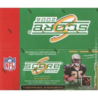 2006 Score Football 36-Pack Box