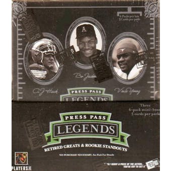 2006 Press Pass Legends Football Hobby Box