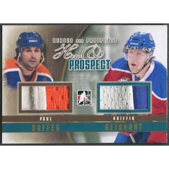 2011/12 ITG Heroes and Prospects #HP08 Paul Coffey & Griffin Reinhart Hero and Prospect Gold Jersey /10