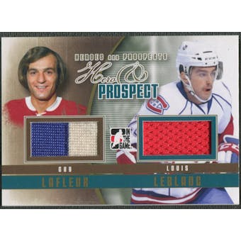 2011/12 ITG Heroes and Prospects #HP05 Guy Lafleur & Louis Leblanc Hero and Prospect Gold Jersey /10