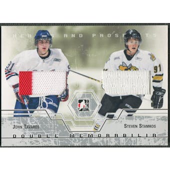 2007/08 ITG Heroes and Prospects #DM03 John Tavares & Steven Stamkos Silver Double Jersey /20