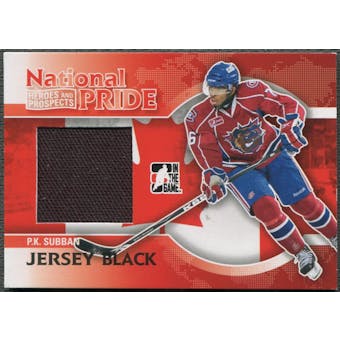 2010/11 ITG Heroes and Prospects #NATP08 P.K. Subban National Pride Black Jersey /80