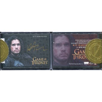 2015 Game of Thrones Season Four Case-Incentives #2 Kit Harington as Jon Snow Gold