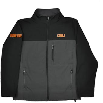 Oregon State Beavers Colosseum Black & Grey Yukon II Full Zip Jacket (Adult S)