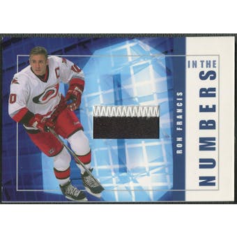 2001/02 BAP Signature Series #ITN10 Ron Francis In The Numbers Patch /10