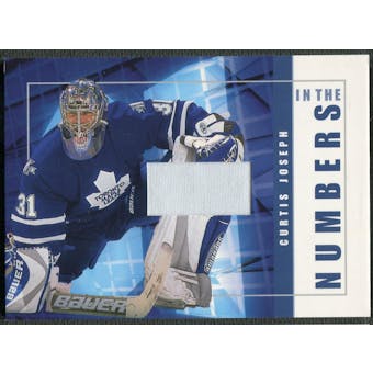 2001/02 BAP Signature Series #ITN24 Curtis Joseph In The Numbers Patch /10