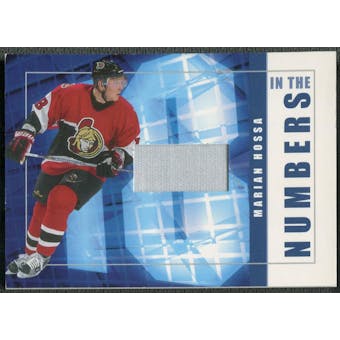 2001/02 BAP Signature Series #ITN45 Marian Hossa In The Numbers Patch /10