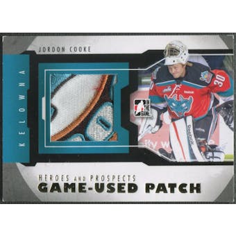 2012/13 ITG Heroes and Prospects #M08 Jordon Cooke Gold Jersey Patch /5