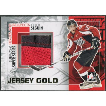 2010/11 ITG Heroes and Prospects #SSM34 Tyler Seguin Subway Series Gold Jumbo Jersey /10