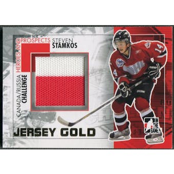 2010/11 ITG Heroes and Prospects #CRM32 Steven Stamkos Subway Series Gold Jumbo Jersey /10