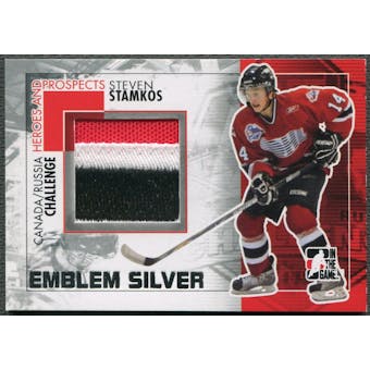 2010/11 ITG Heroes and Prospects #CRM32 Steven Stamkos Subway Series Silver Emblem /3