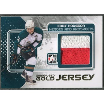 2010/11 ITG Heroes and Prospects #M10 Cody Hodgson Game Used Gold Jersey /10
