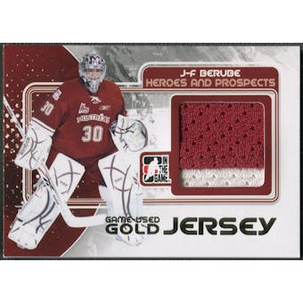 2010/11 ITG Heroes and Prospects #M18 Jean-Francois Berube Game Used Gold Jersey /10