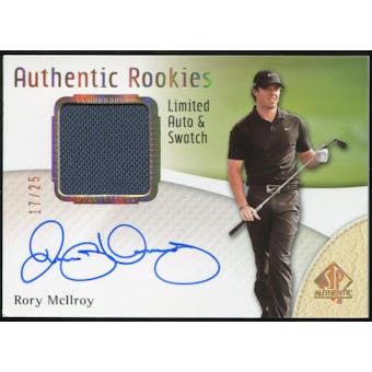 2014 Upper Deck SP Authentic Limited Autographs #100 Rory McIlroy Shirt 17/25
