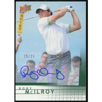 2014 Upper Deck SP Game Used Retro Rookies Spectrum Autographs #R50 Rory McIlroy 25/25