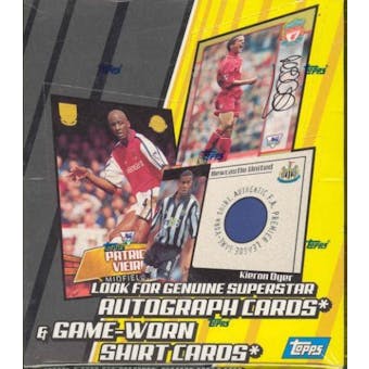 2002 Topps English Premier League Gold Soccer Hobby Box