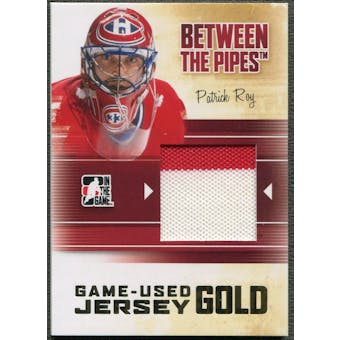 2010/11 Between The Pipes #M74 Patrick Roy Game Used Gold Jersey /10