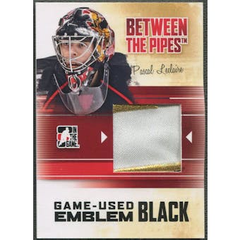2010/11 Between The Pipes #M47 Pascal Leclaire Game Used Black Emblem /6