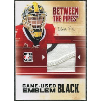 2010/11 Between The Pipes #M46 Olivier Roy Game Used Black Emblem /6