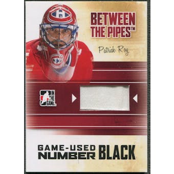 2010/11 Between The Pipes #M74 Patrick Roy Game Used Black Number /6