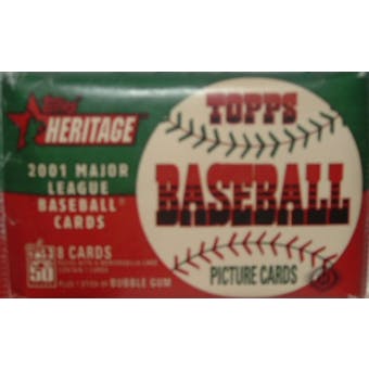 2001 Topps Heritage Baseball Hobby Pack