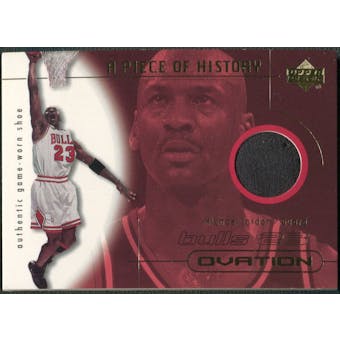 2000/01 Upper Deck Ovation #MJS Michael Jordan A Piece of History Shoe