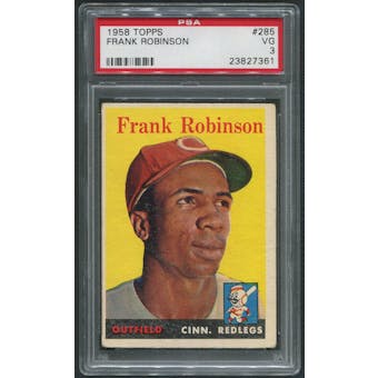 1958 Topps Baseball #285 Frank Robinson PSA 3 (VG)