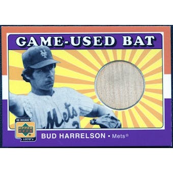 2001 Upper Deck Decade 1970's Game Bat #BBH Bud Harrelson SP /290