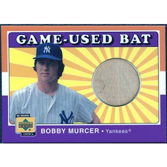 2001 Upper Deck Decade 1970's Game Bat #BBOM Bobby Murcer
