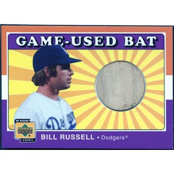 2001 Upper Deck Decade 1970's Game Bat #BBR Bill Russell