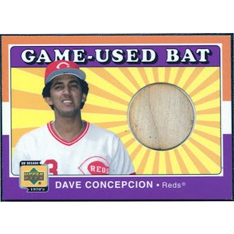 2001 Upper Deck Decade 1970's Game Bat #BDC Dave Concepcion