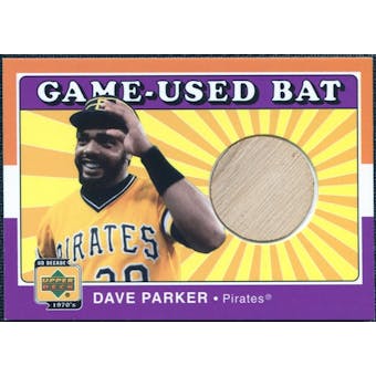 2001 Upper Deck Decade 1970's Game Bat #BDP Dave Parker